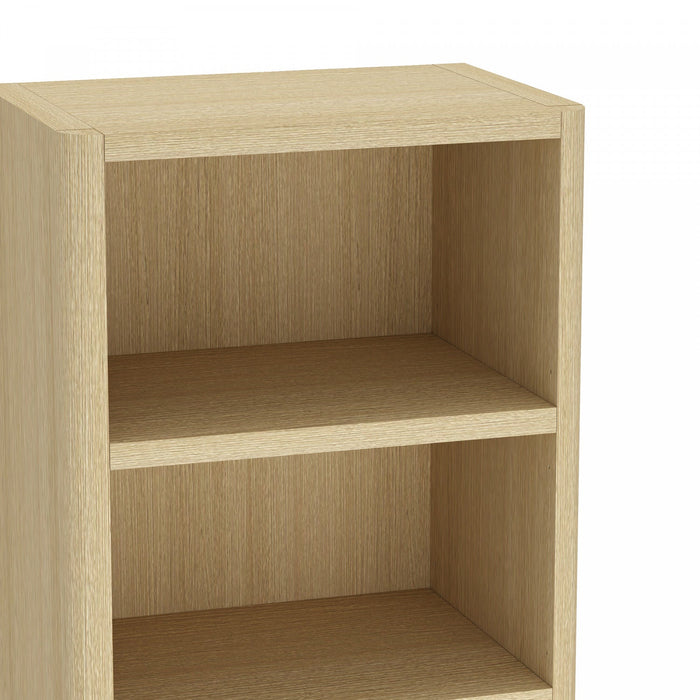 Rivington Modern 28\" Open Bookcase in Natural Oak 