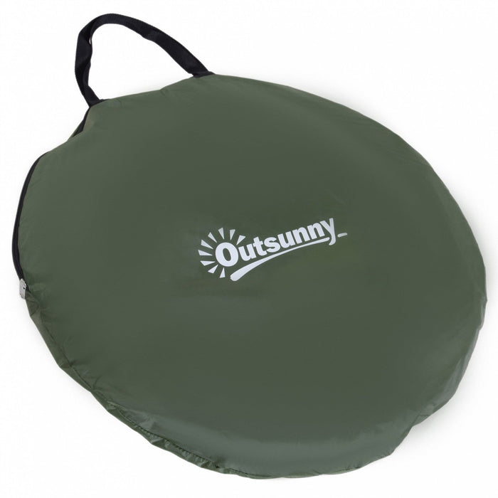 Outsunny Pop Up Shower Tent Portable Dressing Changing Room Privacy Shelter Tents For Outdoor Campin