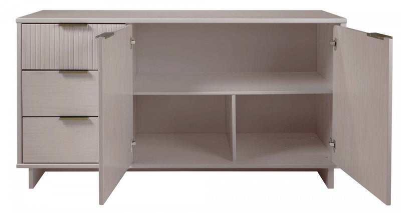 Granville Modern 55\" Sideboard in Light Gray Buffet 