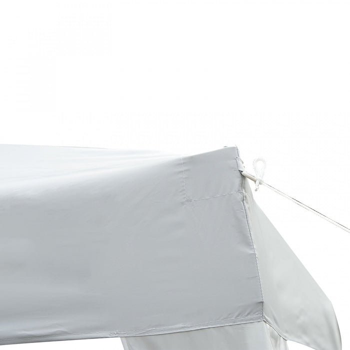 Outsunny 8' X 8' Pop Up Canopy With Inclined Legs, Outdoor Folding Tent, Portable Garden Party Gazeb