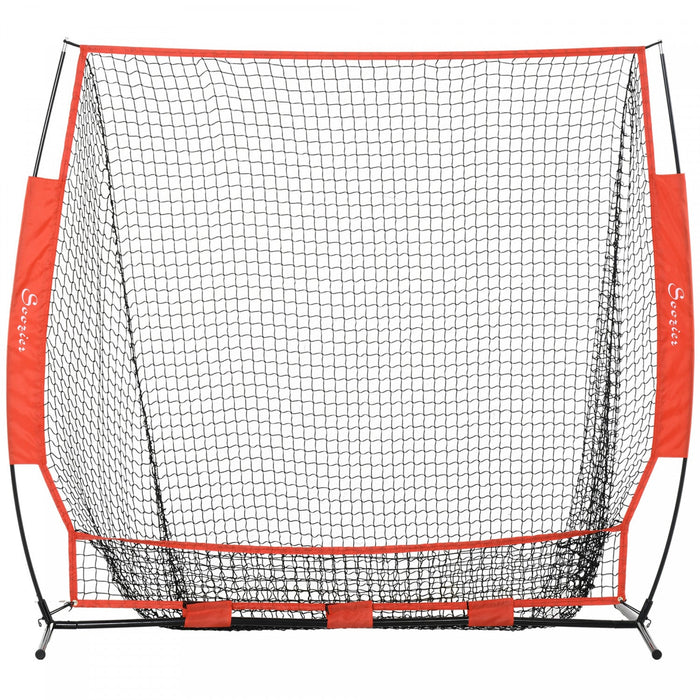 Soozier 6' X 6' Baseball Net, Hitting Pitching Practice Net With Carry Bag