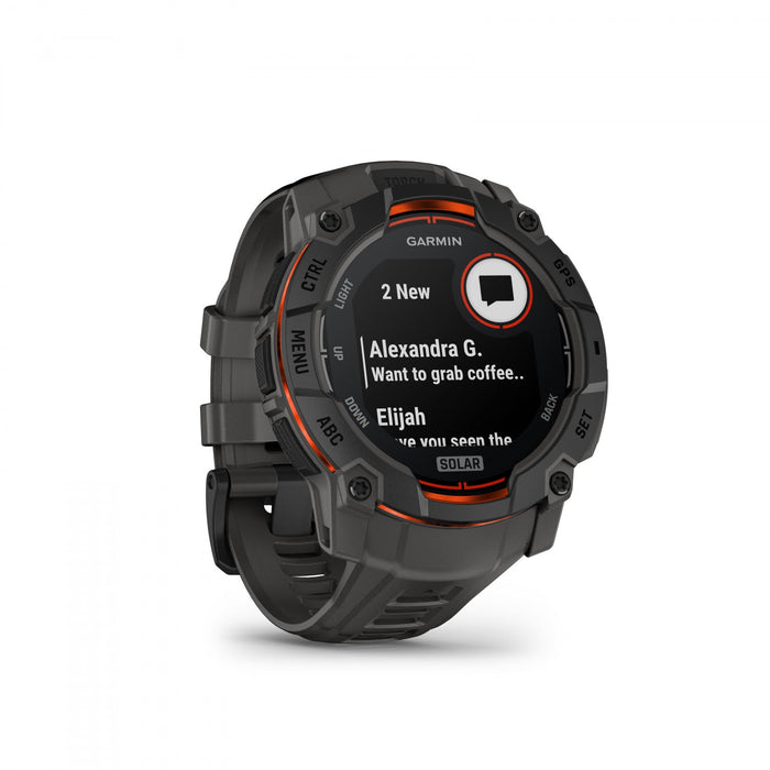 Garmin Instinct 3 Gps Smartwatch 50 Mm - Rugged Military Spec 810, Solar, Compass, Barometric Altime