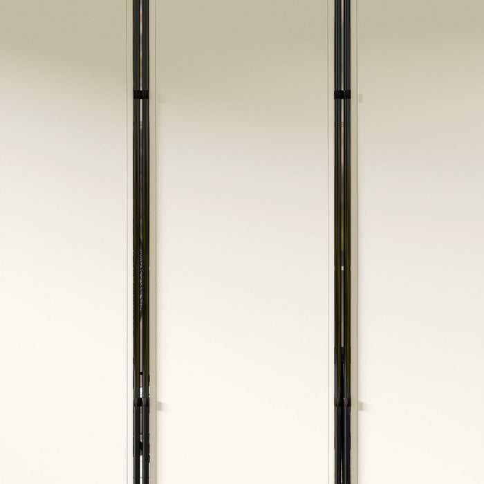 Outsunny 6 Panel Folding Privacy Screen, Uv30+ Room Divider, Beige