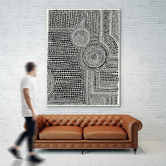 \"Clustered Dots A\" Giant Art 72x54 Wall Art