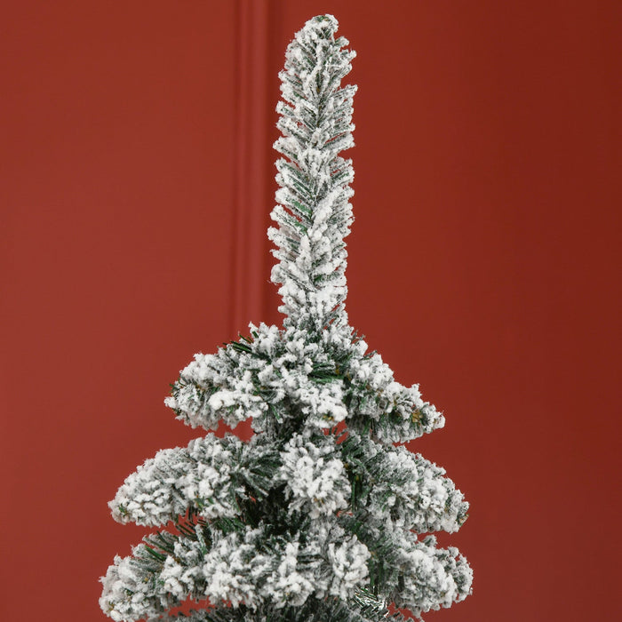 Homcom 6' Artificial Christmas Tree With Realistic Branches Green