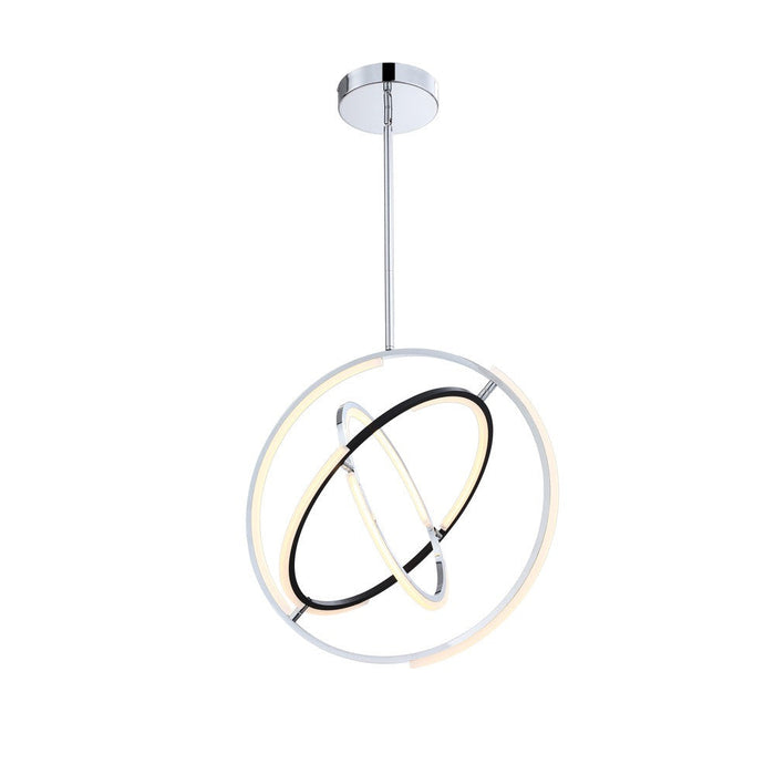 Trilogy Collection 24\" Integrated LED Pendant - Polished Nickel