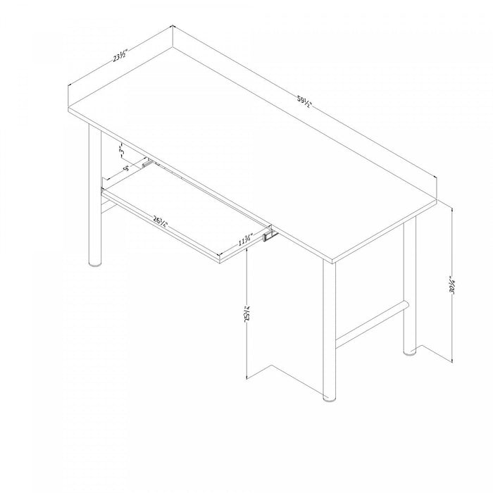 Ezra Desk - Nordik Oak