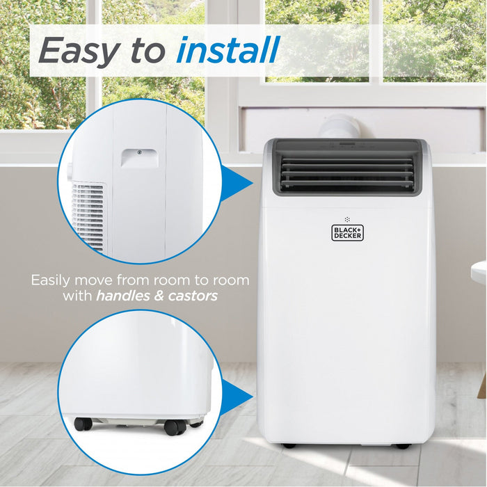 Black+Decker 8,150 BTU Portable Air Conditioner - BPT08WTB 