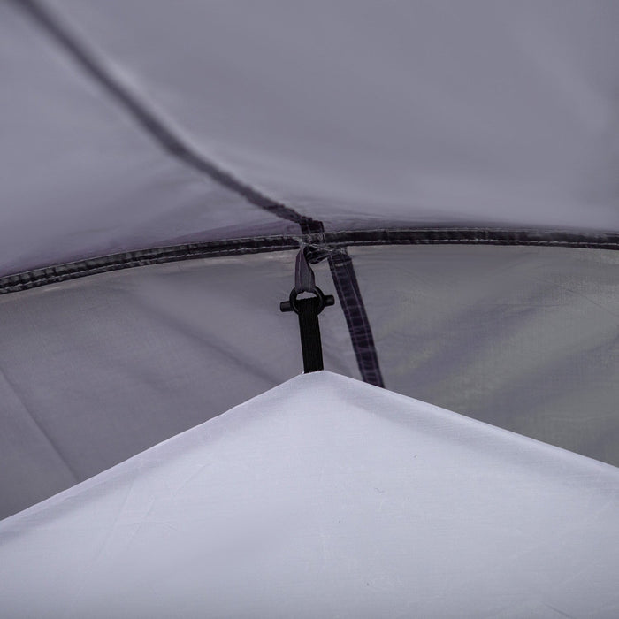 Outsunny Camping Dome Tent With Zippered Doors Carry Bag For 2-3 Person