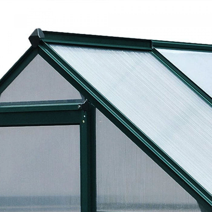 Outsunny 6.2' X 4.3' X 6.6' Clear Polycarbonate Greenhouse Large Walk-in Green House Garden Plants G
