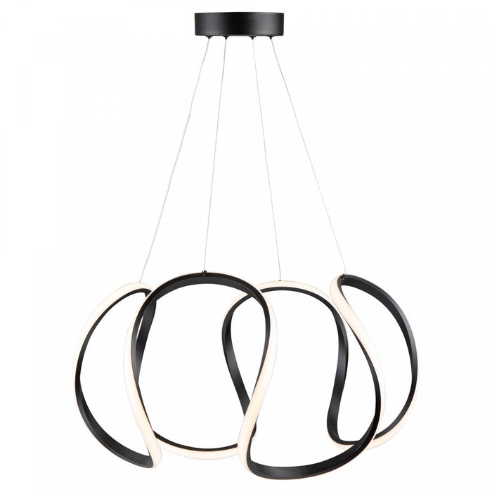Mira 40 W LED Pendant Black 