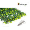 Willow Expandable Trellis 40 In X 80 In White Rose Leaves Artificial Plant