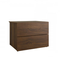 Nordika 2-Drawer Nightstand - Walnut 
