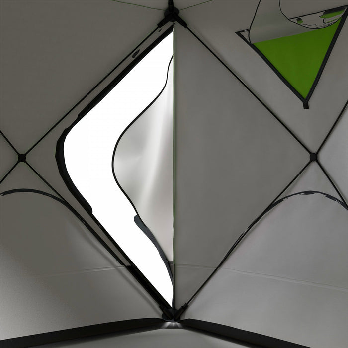 Outsunny 8-person Insulated Ice Fishing Tent, Pop-up, For -22℉, Green