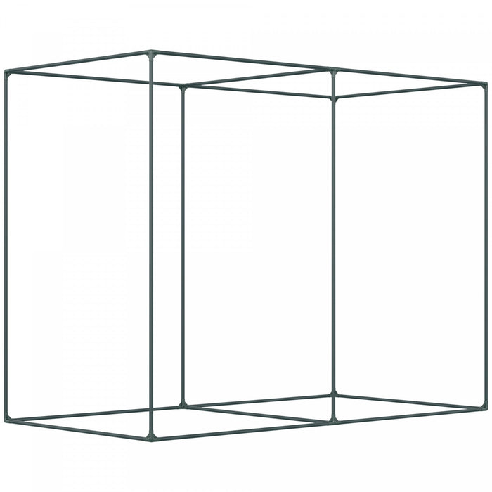 Outsunny 6.5 X 3.3ft Crop Cage, Zippered Door Plant Protection Tent Green