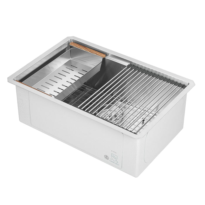 Ancona 28\" Undermount Workstation Kitchen Sink - AN-3371