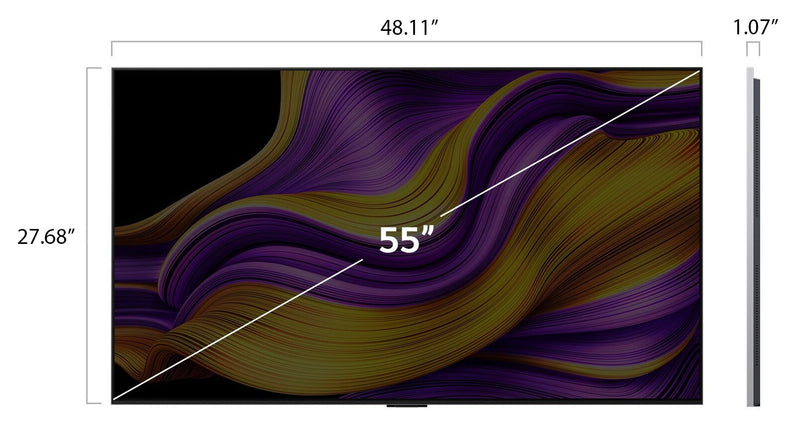 LG 55\" G5 4K OLED evo AI Smart TV with Wall Mount