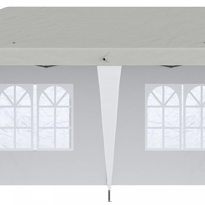 Outsunny 10'x 20' Outdoor Pop Up Canopy Tent Party Tent Commercial Instant Shelter W/ Carrying Bag W