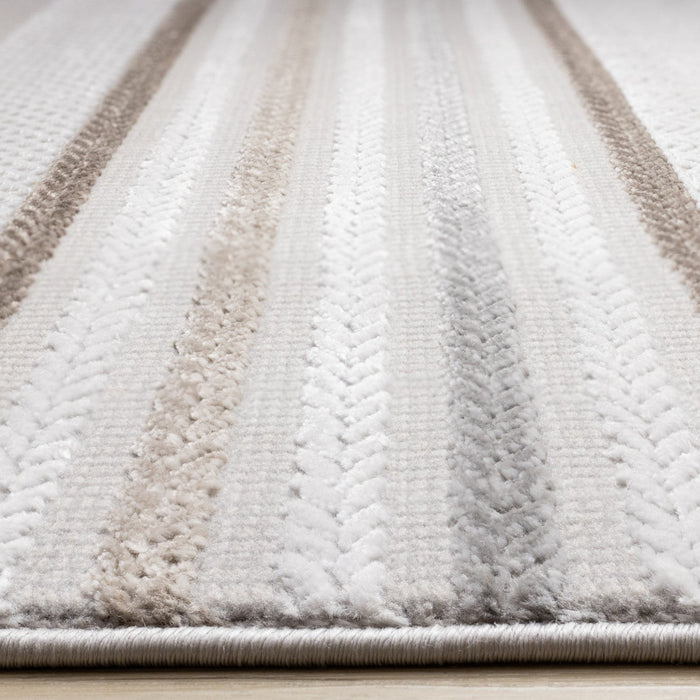 London Striped Indoor Area Rug - 7'10\" x 10'6\"
