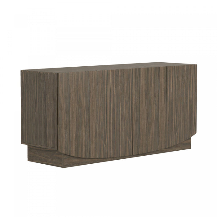 Ardea Contemporary 60\" Sideboard in Walnut Buffet 