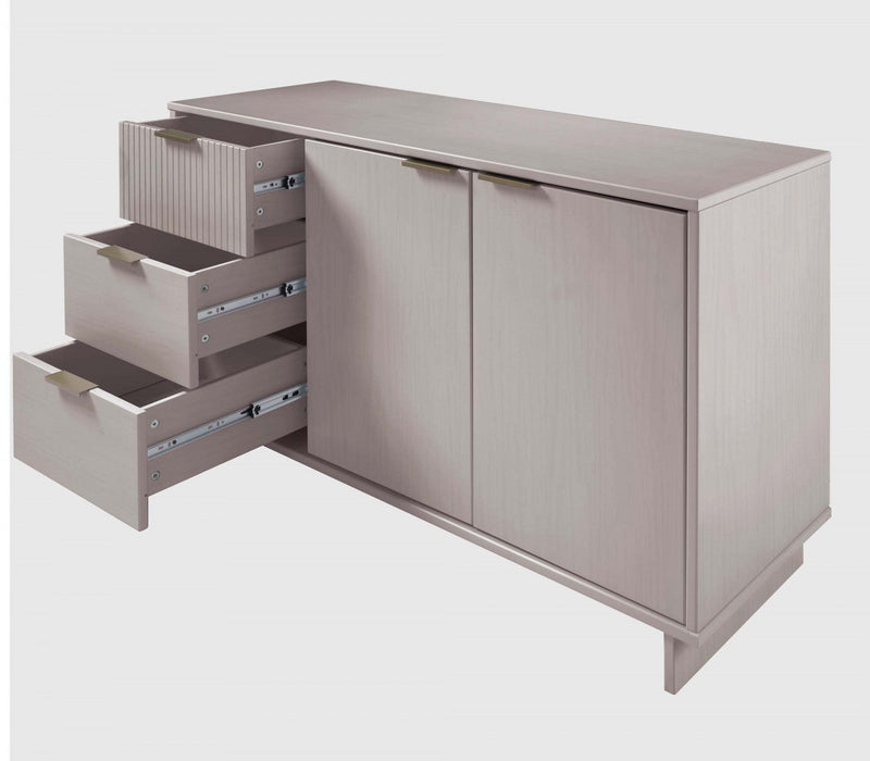 Granville Modern 55\" Sideboard in Light Gray Buffet 