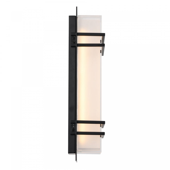 Sausalito 15 W LED Black Outdoor Wall Light II 
