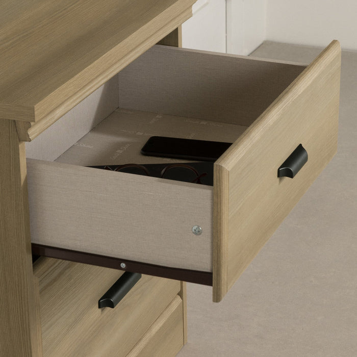 Versa 2-Drawer Nightstand - Natural Ash