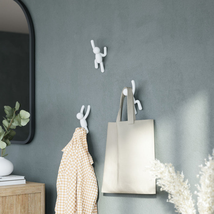 Umbra Buddy Wall Hooks - White