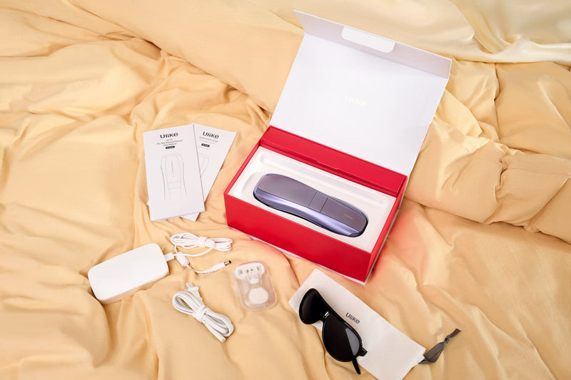 Ulike Air 10 IPL Laser Hair Removal Device - Dual Lights, SHR Mode & Ice Cooling - Purple