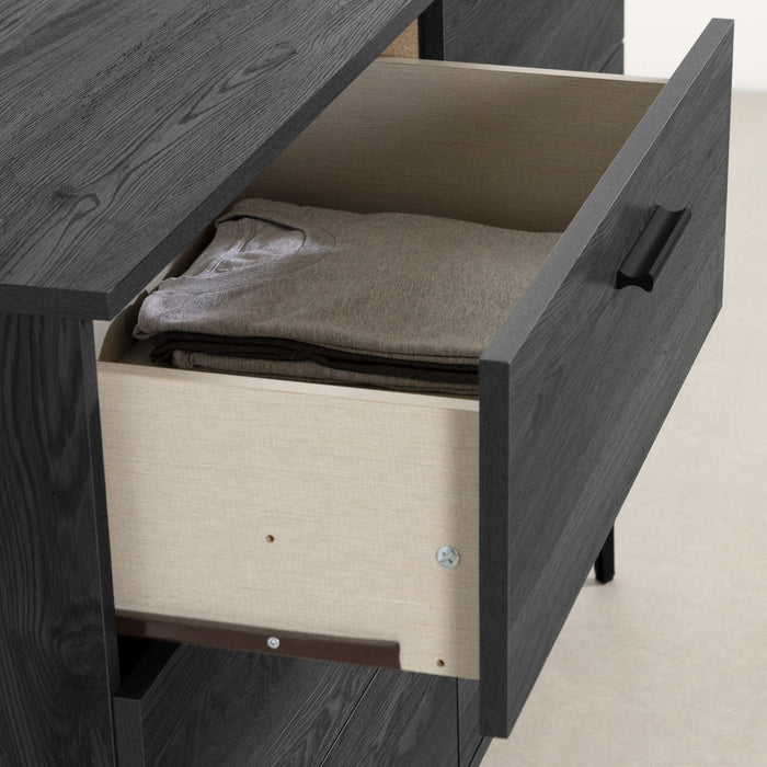 Musano 6-drawer Dresser With Metal Legs - Gray Oak 