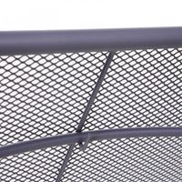 Outsunny Adjustable Balcony Hanging Railing Table, Grey