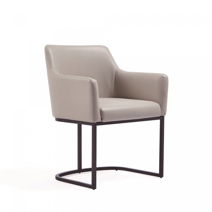 Serena Modern 8-Piece Dining Set in Light Gray Dining Chair 