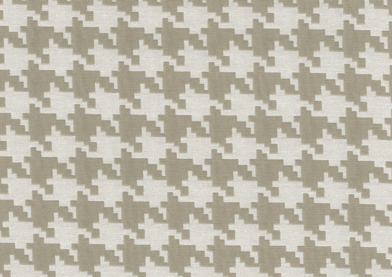 Beagle Accent Chair, Khaki Pattern Fabric 