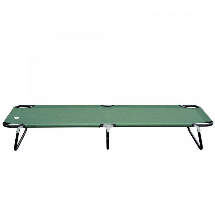 Outsunny Folding Camping Cot For Adults Portable Outdoor Sleeping Bed