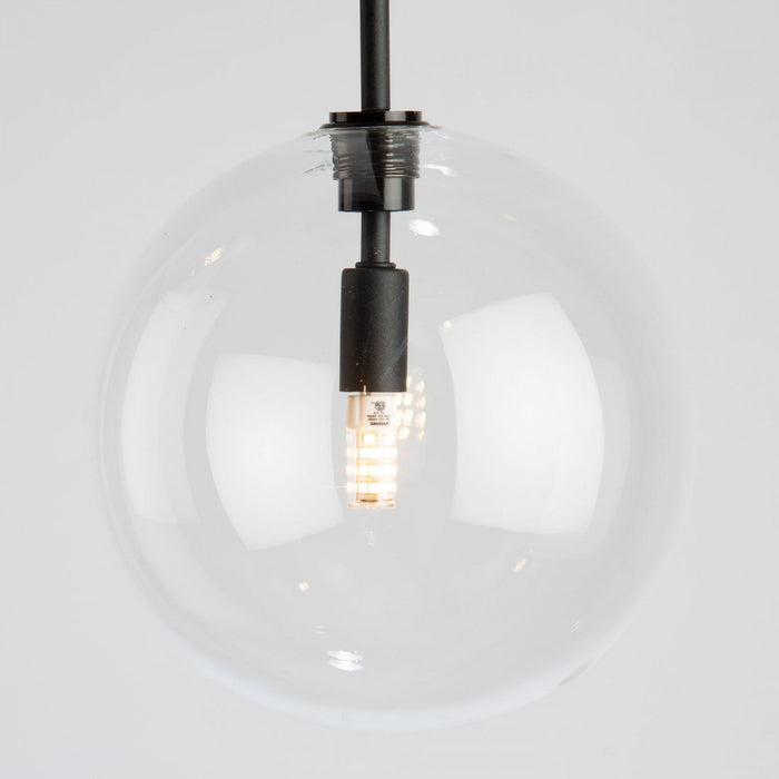 Pinpoint 3-Light Black Pendant 