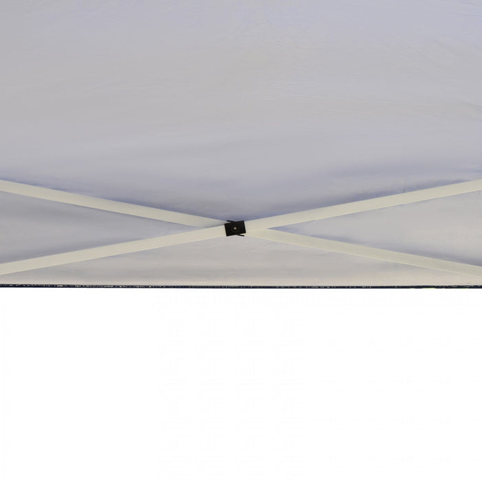 Outsunny 10x10ft Folding Pop Up Tent Outdoor Gazebo Canopy With Carrying Bag, Blue