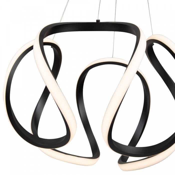 Mira 30 W LED Pendant Black 