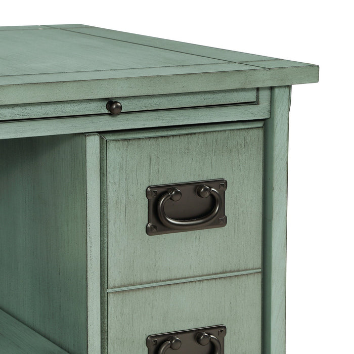 Parnell Chairside Table - Teal