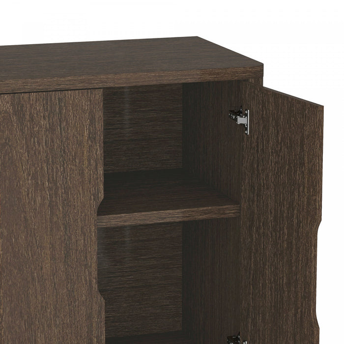 Rivington Modern 60\" Sideboard in Walnut Buffet 