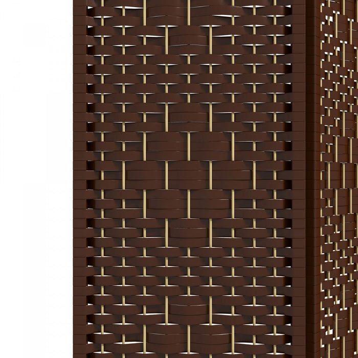 Homcom Folding Room Divider 5.6 Ft Privacy Screen Panel