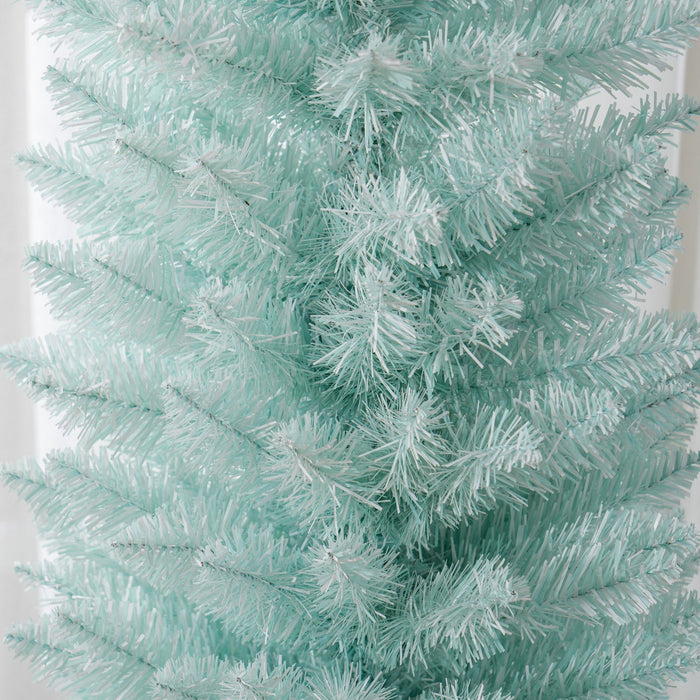 Homcom 7ft Pencil Artificial Christmas Tree With 500 Branches
