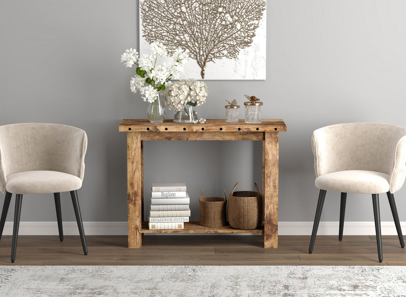 39” Console Table With 1 Shelf 