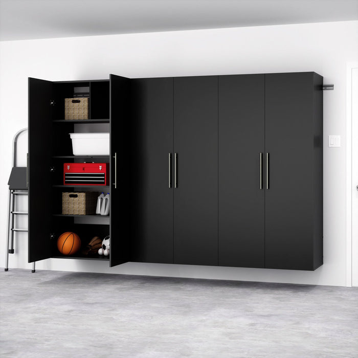 Hangups 108-inch 3-piece Garage Storage Cabinet Set E - Black 