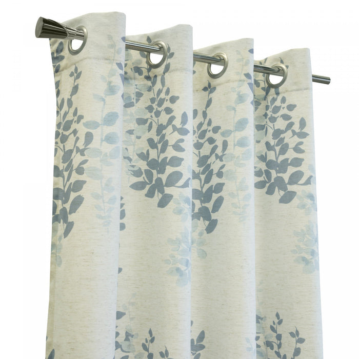 Habitat Lana Blue Light Filtering Grommet Curtain Panel - 50 x 95