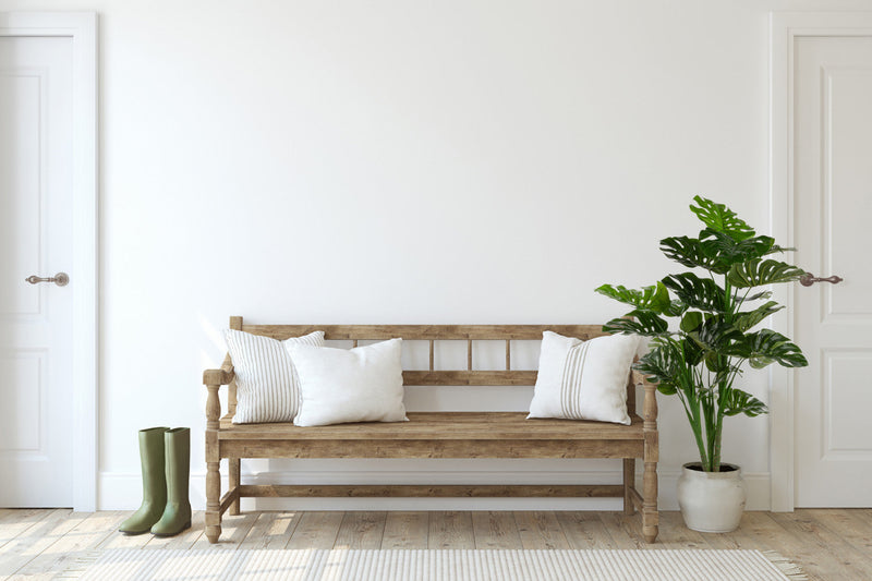 Artificial 47\" Monstera In Black Pot 