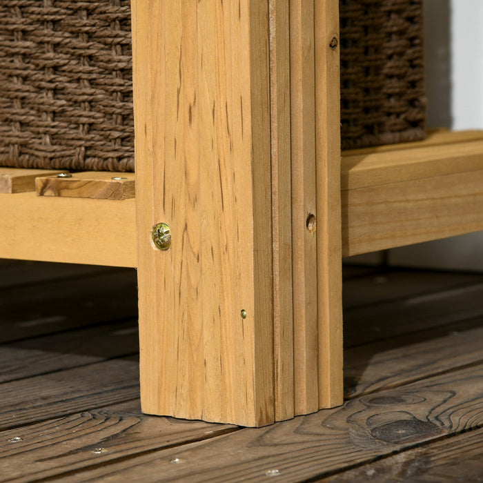 Outsunny Potting Benches For Outside With Faucet, Removable Sink, Shelves