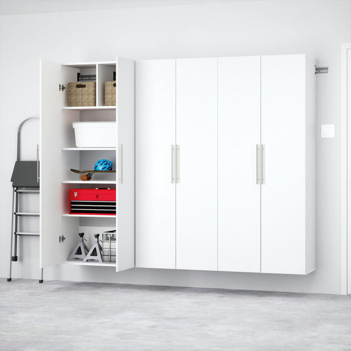 Hangups 90-inch 3-piece Garage Storage Cabinet Set E - White 