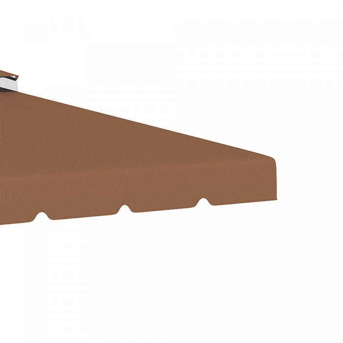 Outsunny 13.1' X 9.8' Gazebo Replacement Canopy, Gazebo Top Cover With Double Vented Roof For Garden