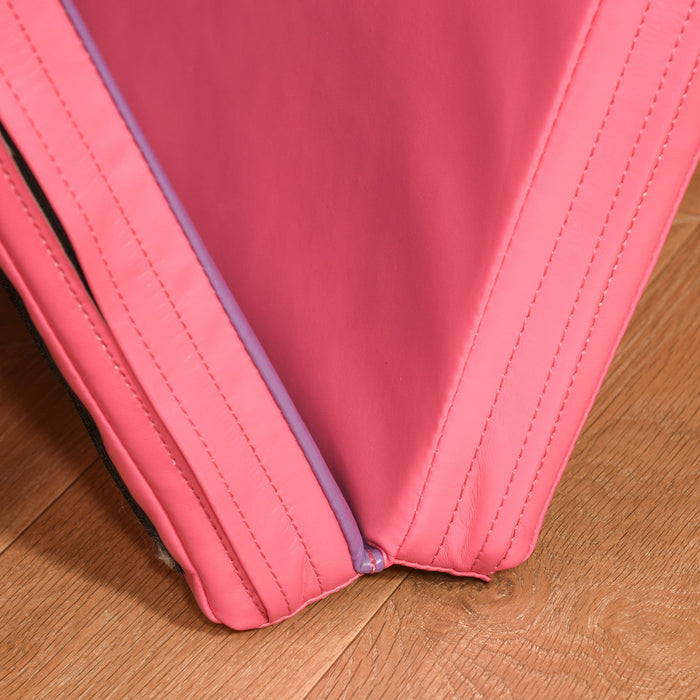 Soozier 4ftx6ftx2inch Pu Cuir Gymnastique Tumbling Gym Mat Arts Pliant Yoga Exercice Pad 4 Panneau (