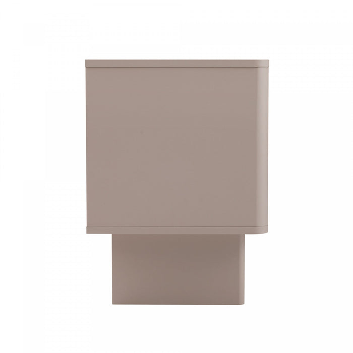 Ella Modern 20\" Nightstand in Mocha (1-Drawer) 